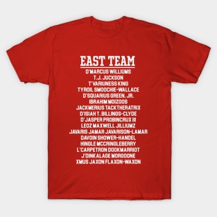 EAST TEAM --- East/West College Football Bowl T-Shirt